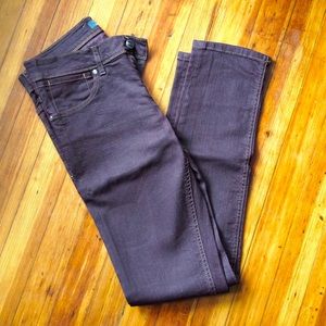Zara Burgundy Denim Jeans 30